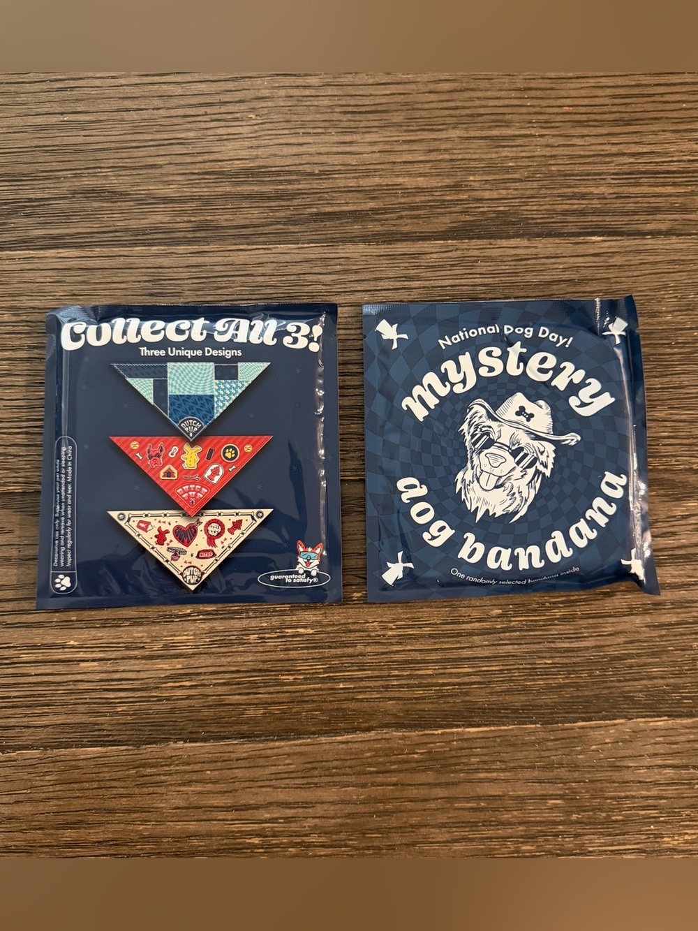 NEW 2 Dutch Bros Mystery Dog Bandana Unopened Blind Bag Limited Edition Aug 2026